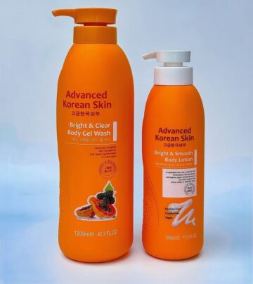 Advanced Korean body wash orange