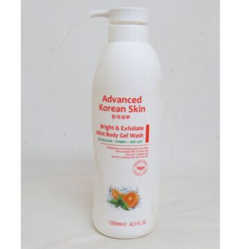 Advanced Korean body wash white