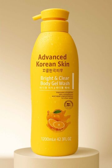 Advanced Korean body wash yellow