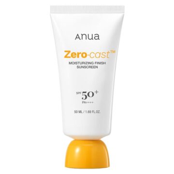 Anua Zero cast moisturizing finish sunscreen