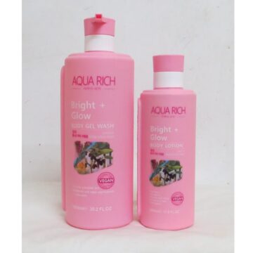 Aqua rich body wash bright & glow