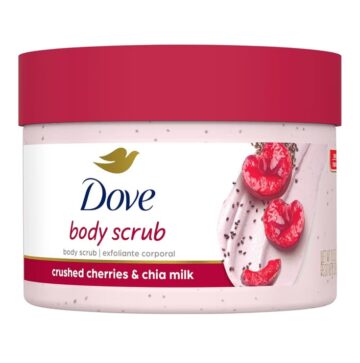 Dove body scrub cherries & milk
