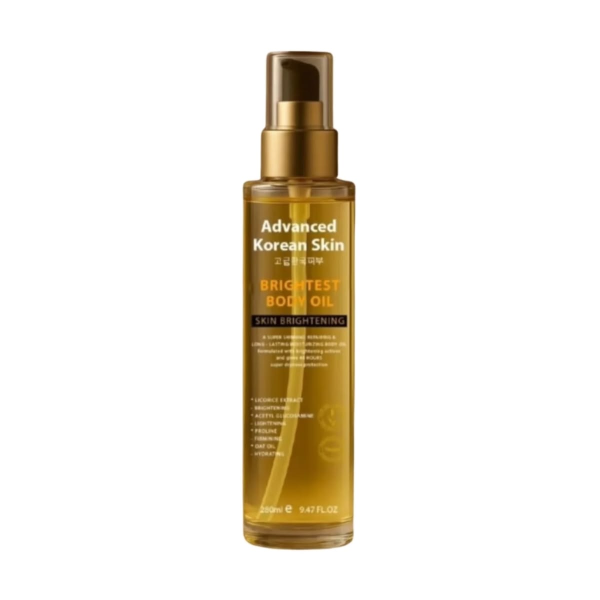 Advanced Korean Brightening Body Oil