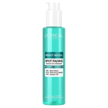 LOREAL BRIGHT SPOT FADING SERUM IN CLEANSER
