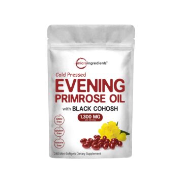 MICROINGREDIENTS EVENING PRIMROSE OIL WITH BLACK COHOSH SOFTGELS
