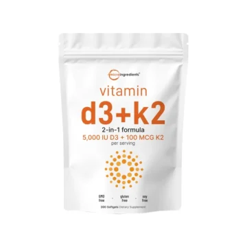 MICROINGREDIENTS VITAMIN D3 + K2 SOFTGELS