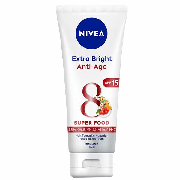 NIVEA EXTRA BRIGHT ANTI AGE SPF15 95% KIMURNIAN VITAMIN C BODY SERUM