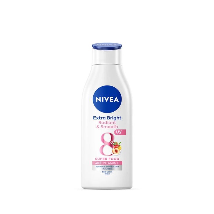 NIVEA EXTRA BRIGHT RADIANT AND SMOOTH UV SUPER FOOD 40X VITAMIN C LOTION