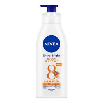 NIVEA EXTRA BRIGHT REPAIR AND PROTECT SPF 15 SUPER FOOD 40X VITAMIN C LOTION