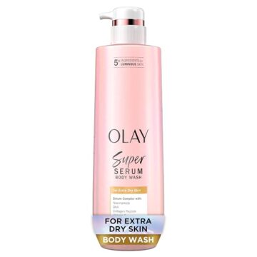 OLAY SUPER SERUM EXTRA DRY SKIN BODY WASH