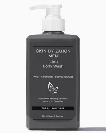 SKIN BY ZARON MEN WASH 5 IN 1